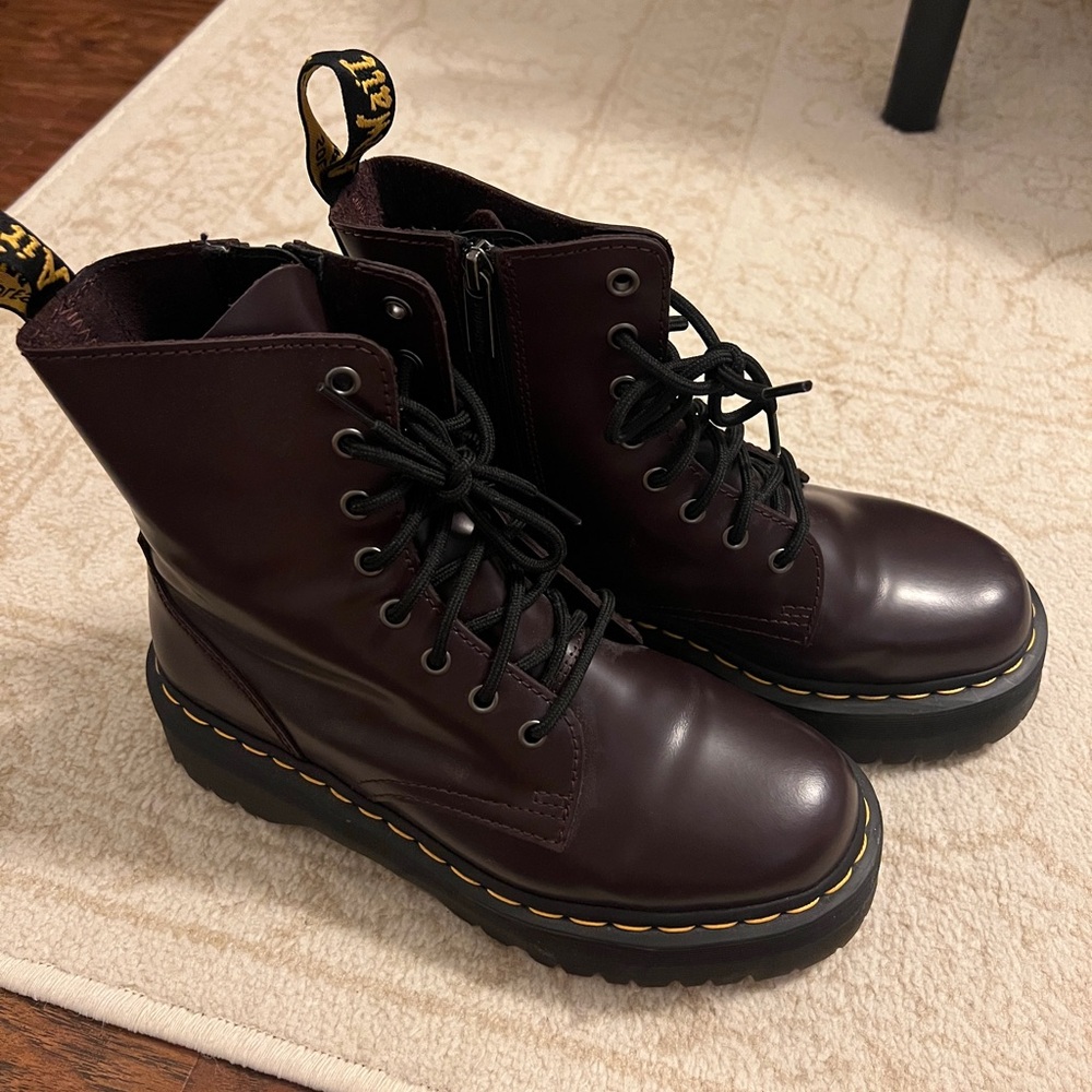 Dr. Martens Women's Jadon Arcadia Leather Platform Boots